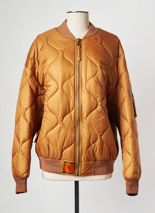 Doudoune marron BOMBERS pour femme