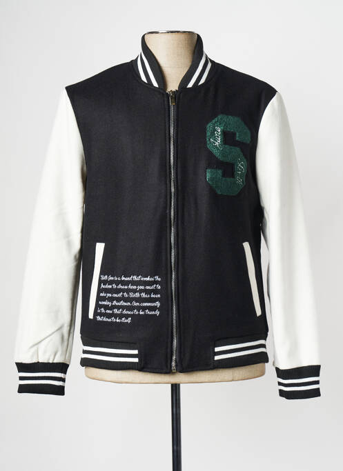 Blouson noir SIXTH JUNE pour homme