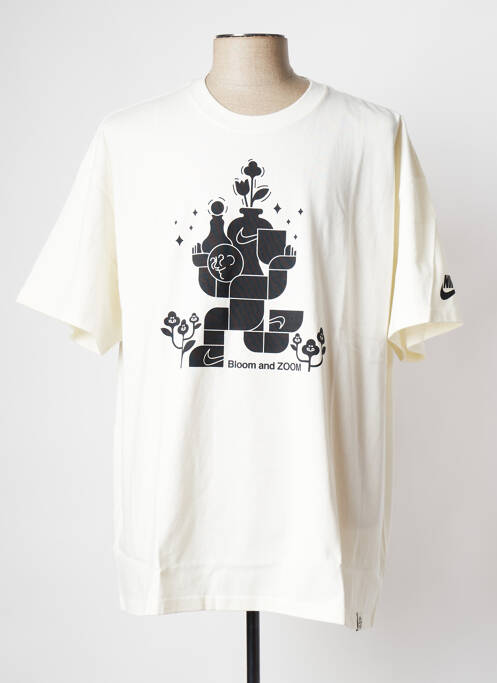T-shirt blanc NIKE pour homme