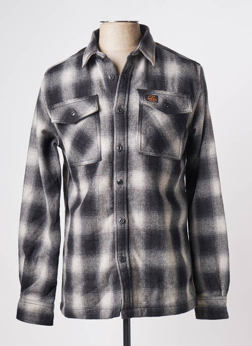 Chemise manches longues multicolore SUPERDRY pour homme