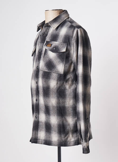 Chemise manches longues multicolore SUPERDRY pour homme