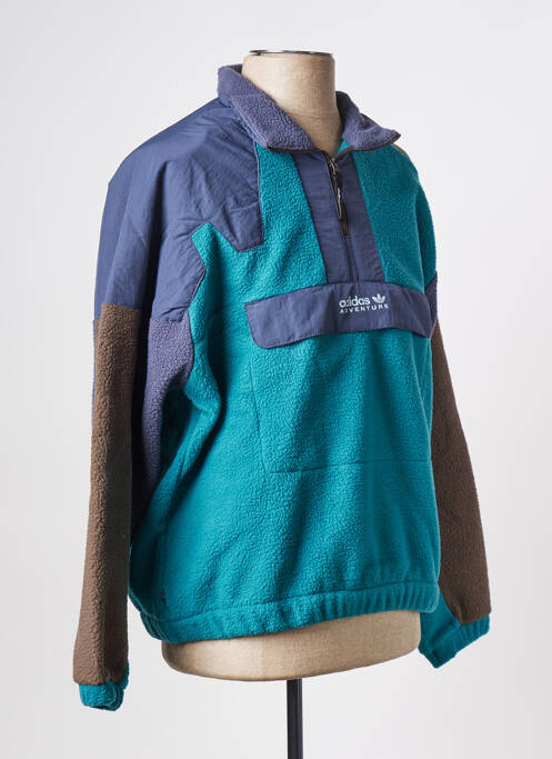 Sweat-shirt vert ADIDAS pour homme