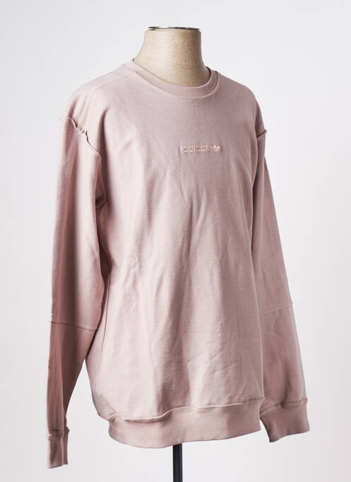 Sweat-shirt marron ADIDAS homme