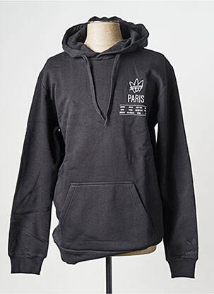 Sweat-shirt noir ADIDAS homme