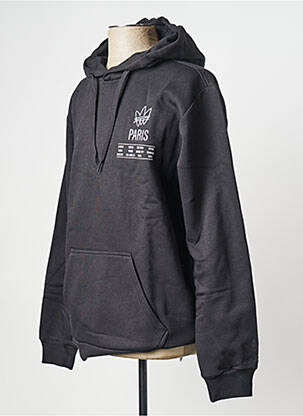 Sweat-shirt noir ADIDAS homme