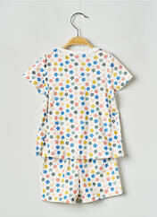 Pyjashort blanc PETIT BATEAU pour fille seconde vue