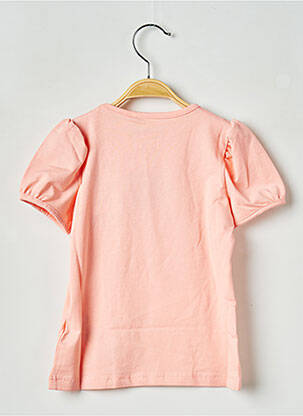 T-shirt col rond orange NAME IT fille