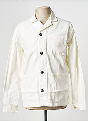Veste casual blanc KNOWLEDGE COTTON APPAREL homme