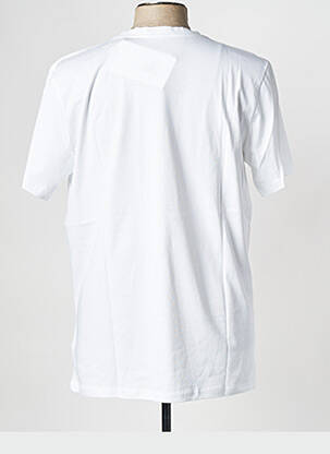 T-shirt col rond blanc KNOWLEDGE COTTON APPAREL homme