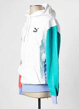 Sweat-shirt à capuche col rond violet PUMA homme