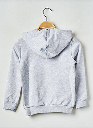 Sweat-shirt à capuche col rond gris LE COQ SPORTIF enfant