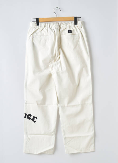 Pantalon droit blanc CONVERSE pour homme