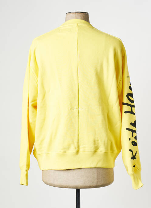 Sweat-shirt jaune CONVERSE homme