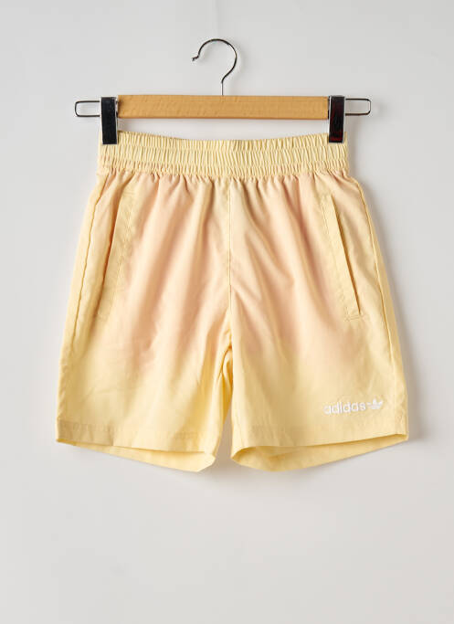 Short jaune ADIDAS pour homme