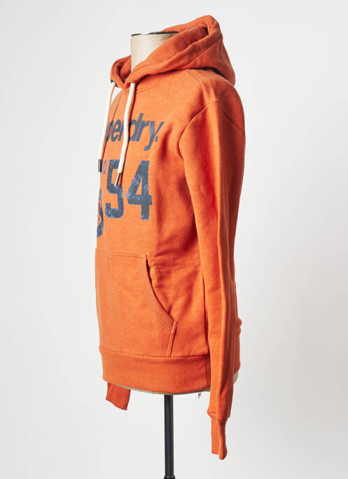 Sweat-shirt orange SUPERDRY pour homme