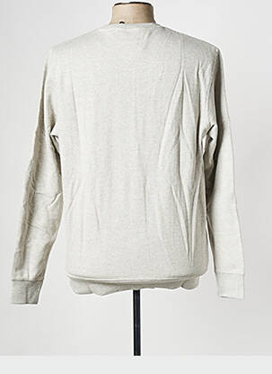 Sweat-shirt col rond gris SCHOTT homme