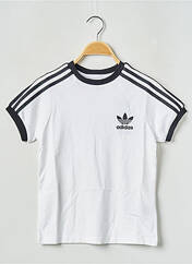 T-shirt blanc ADIDAS pour enfant seconde vue