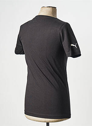 T-shirt col rond noir PUMA homme