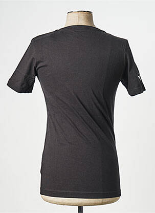 T-shirt col rond noir PUMA homme