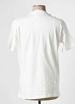 T-shirt col rond blanc SIXTH JUNE homme