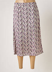 Jupe mi-longue beige VERO MODA pour femme seconde vue