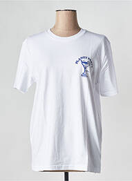 T-shirt col rond blanc BIZANCE femme