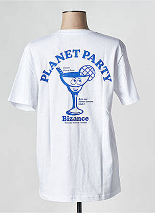 T-shirt col rond blanc BIZANCE femme