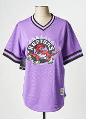 T-shirt violet MITCHELL AND NESS pour homme seconde vue