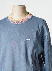 Sweat-shirt bleu OBEY pour homme seconde vue