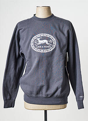 Sweat-shirt bleu OBEY pour homme