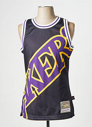 Débardeur sport multisport jaune MITCHELL & NESS homme