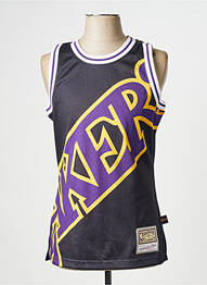 Débardeur sport multisport jaune MITCHELL & NESS homme