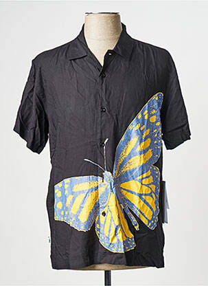 Chemise manches courtes noir OBEY homme