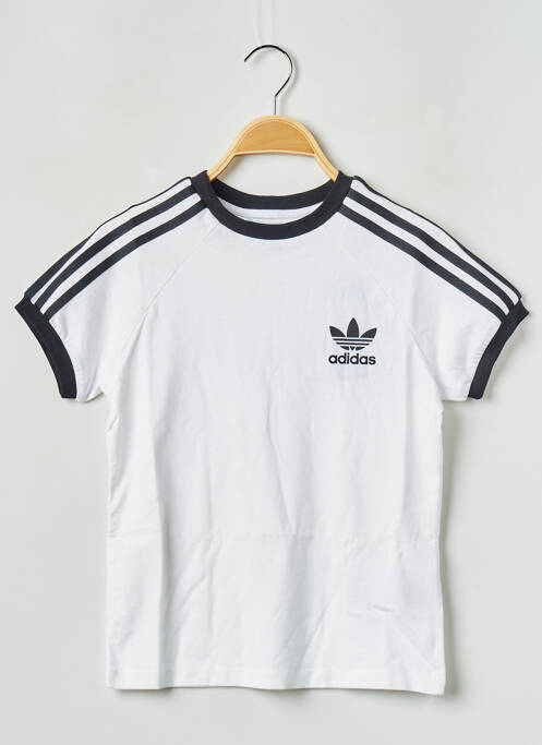 T-shirt blanc ADIDAS pour enfant