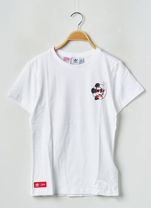 T-shirt blanc ADIDAS pour enfant