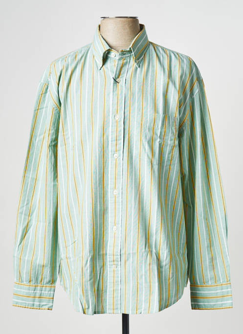 Chemise manches longues vert GANT pour homme