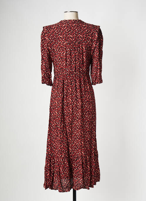 Robe mi-longue rouge BONOBO pour femme