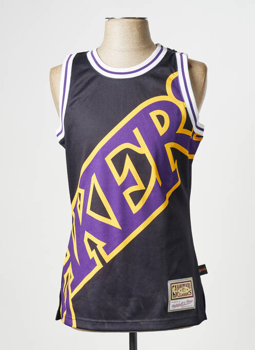 Débardeur jaune MITCHELL AND NESS pour homme