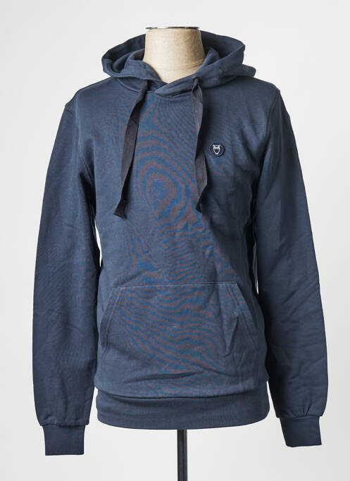 Sweat-shirt bleu KNOWLEDGE COTTON APPAREL pour homme