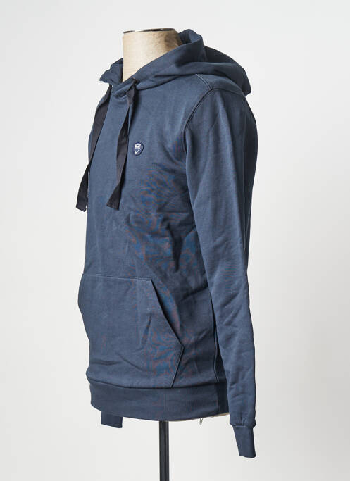 Sweat-shirt bleu KNOWLEDGE COTTON APPAREL pour homme