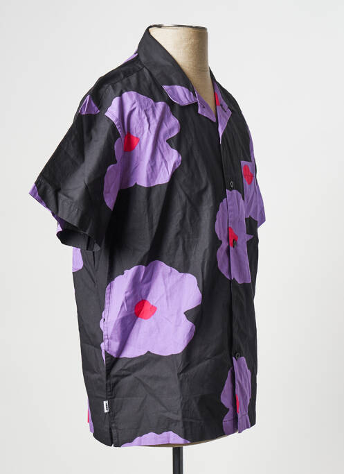 Chemise manches courtes noir OBEY pour homme