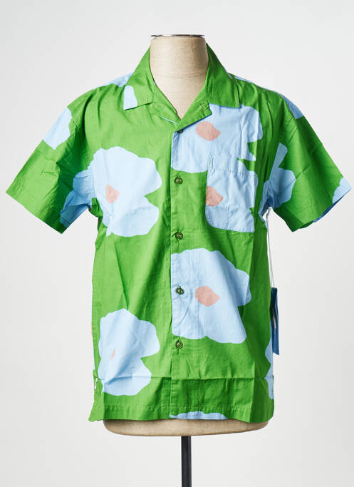 Chemise manches courtes vert OBEY pour homme