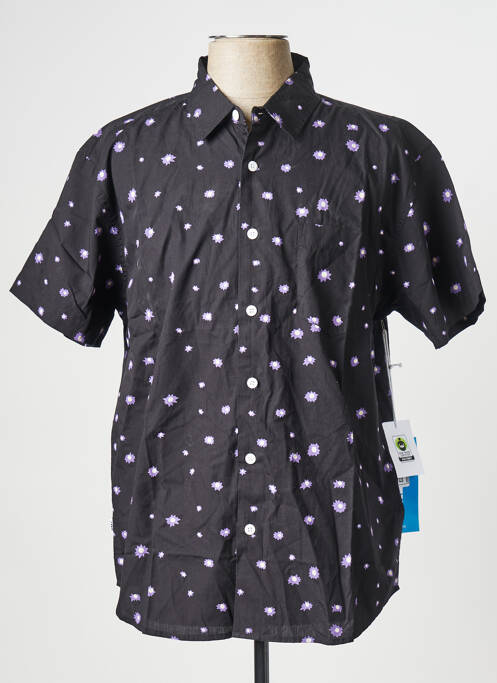 Chemise manches courtes noir OBEY pour homme