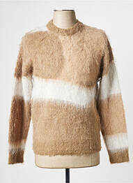 Pull marron OBEY homme