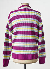 Pull violet OBEY pour homme seconde vue