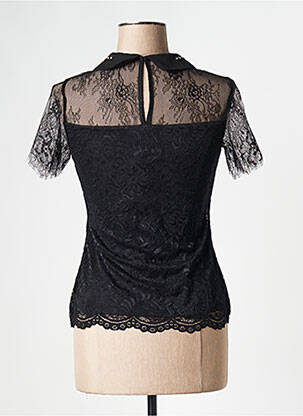 Débardeur col rond noir MORGAN femme