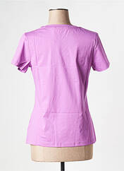 T-shirt violet CALVIN KLEIN pour femme seconde vue