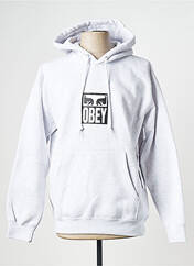 Sweat-shirt gris OBEY pour homme seconde vue