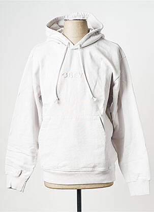 Sweat-shirt blanc OBEY homme