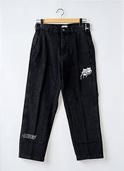 Jeans coupe droite noir OBEY pour homme seconde vue